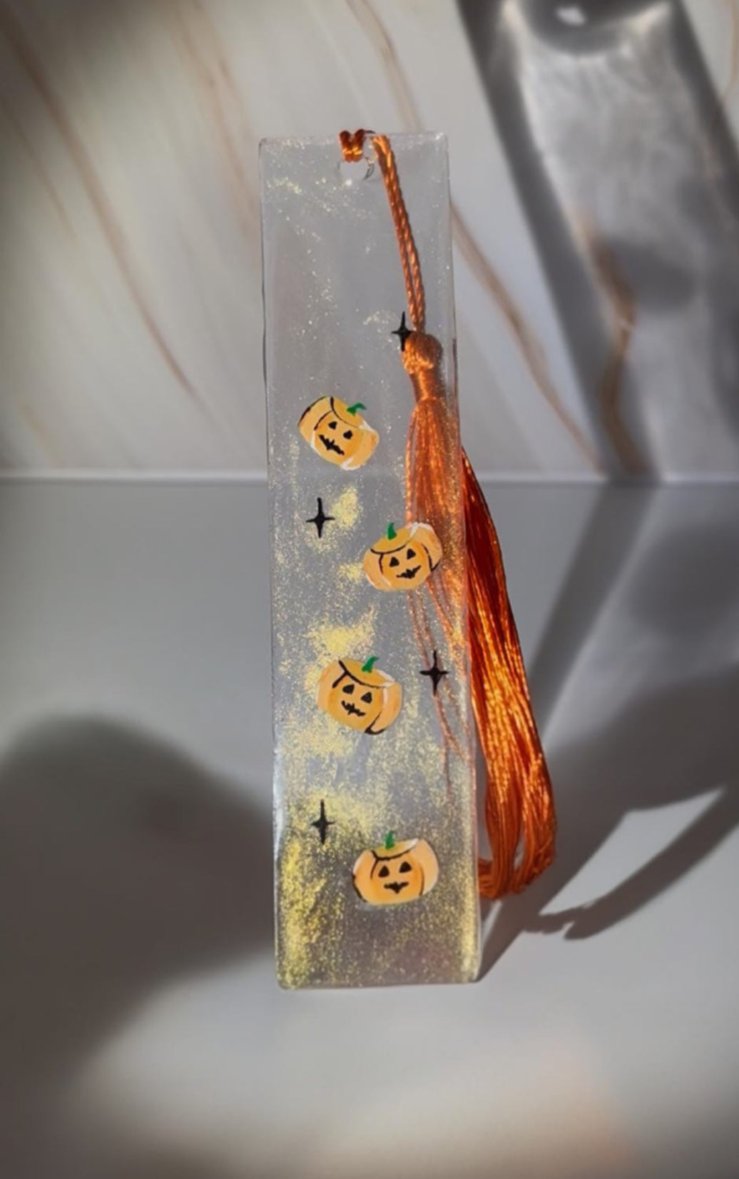 marque page citrouille