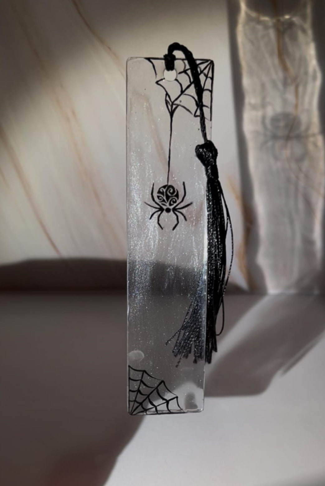 Marque page araignée